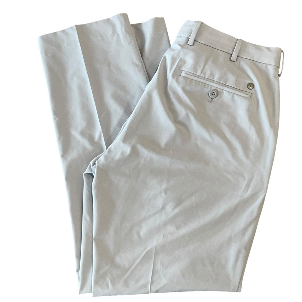 Peter Millar Pants Mens 33x30 Gray Crown Crafted Surge Performance Stretch Golf